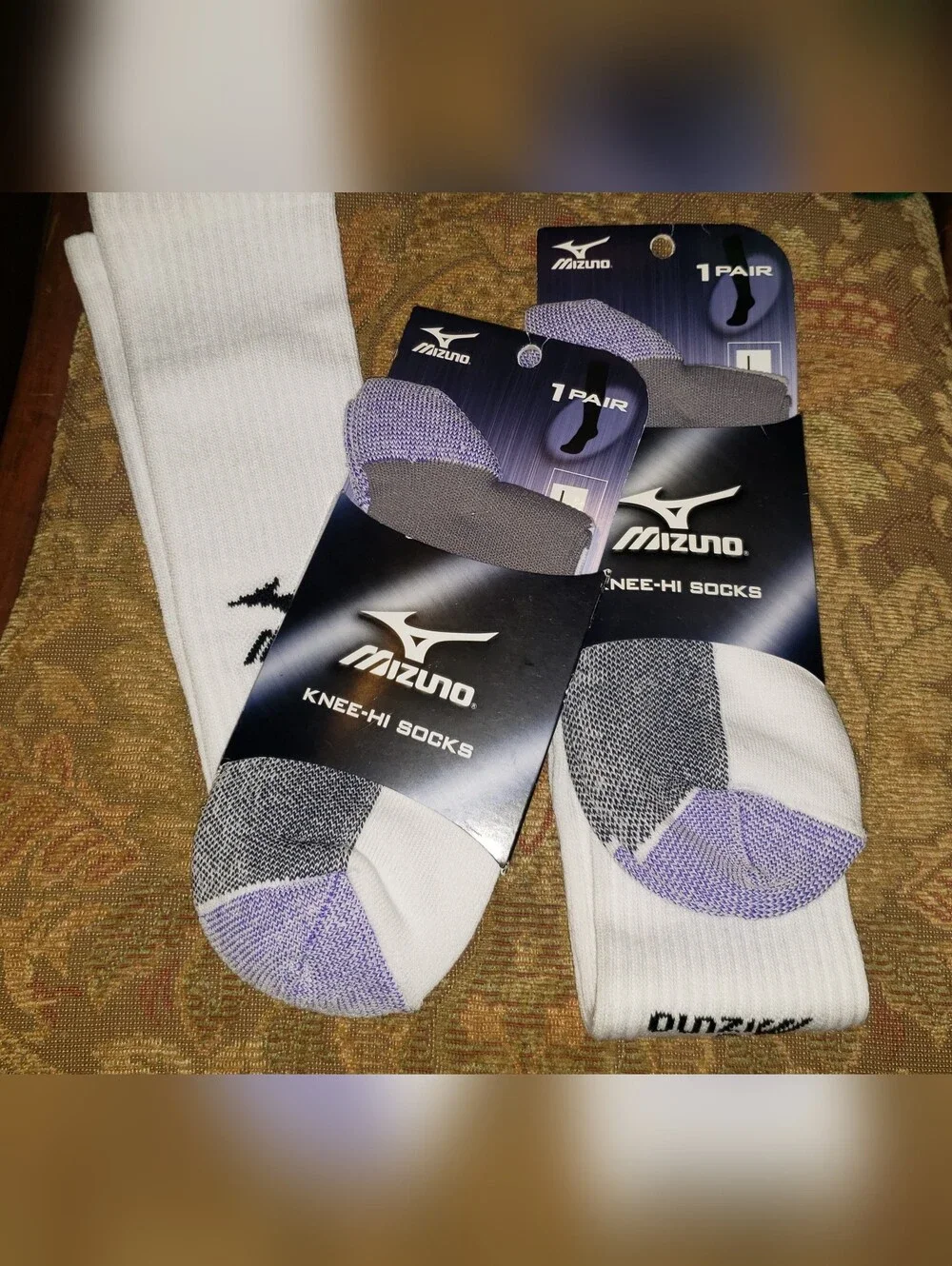 Three (3) Pairs Of New Mizuno Socks